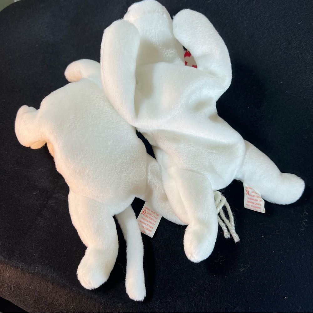 TY Beanie Baby Bundle | Rare Fleece as White as Snow 7 Pack | Tag Error, PCV - Picture 9 of 16